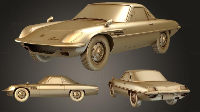Автомобили и транспорт (Мазда Космо 1967, CARS_2382) 3D модель для ЧПУ станка